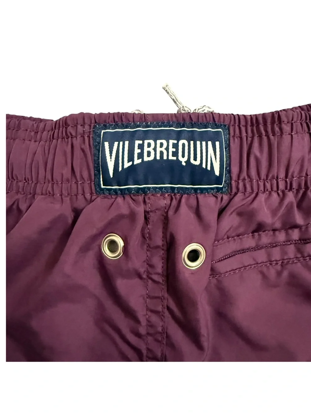 Vilebrequin Swim Trunks Boys Size 8 Solid Plum Purple